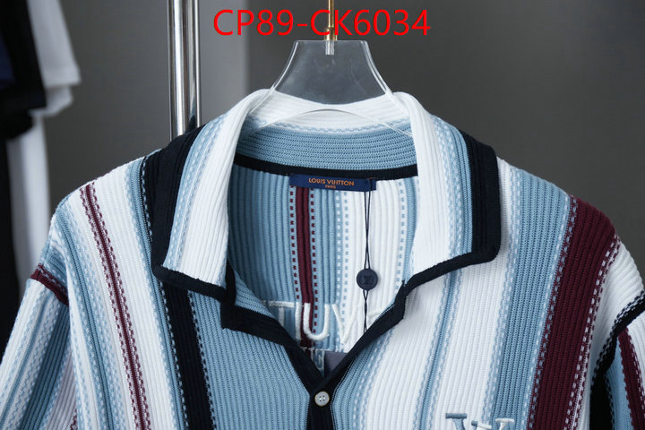 Clothing-LV highest quality replica ID: CK6034 $: 89USD