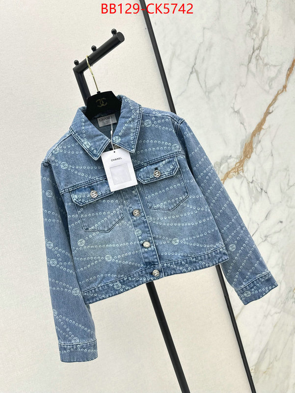 Clothing-Chanel high quality 1:1 replica ID: CK5742 $: 129USD