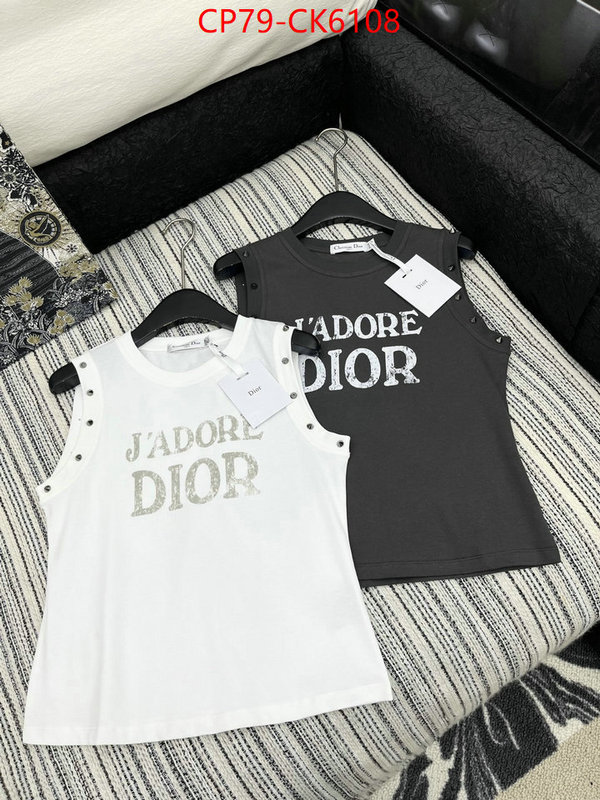 Clothing-Dior top 1:1 replica ID: CK6108 $: 79USD