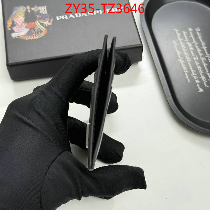 Prada Bags(4A)-Wallet best designer replica ID: TZ3646 $: 35USD,