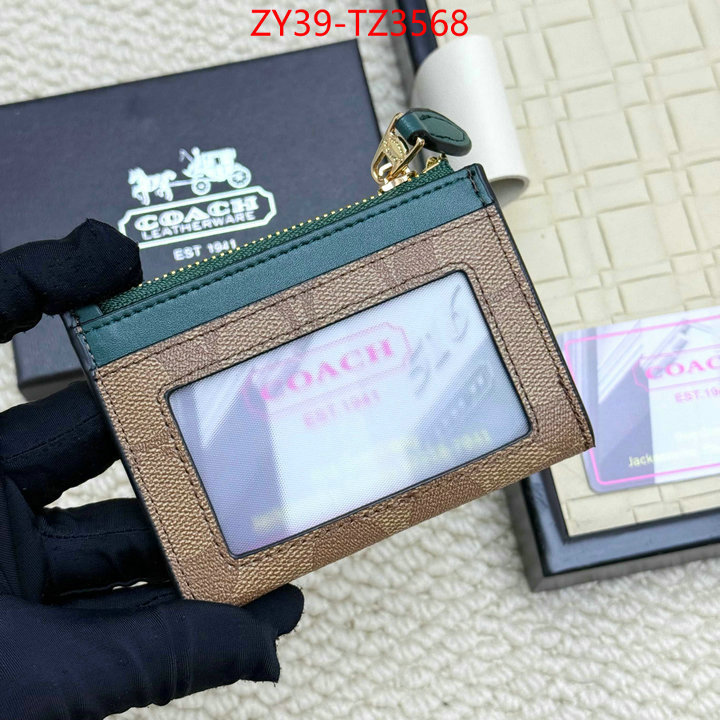 Coach Bags(4A)-Wallet high quality replica ID: TZ3568 $: 39USD,