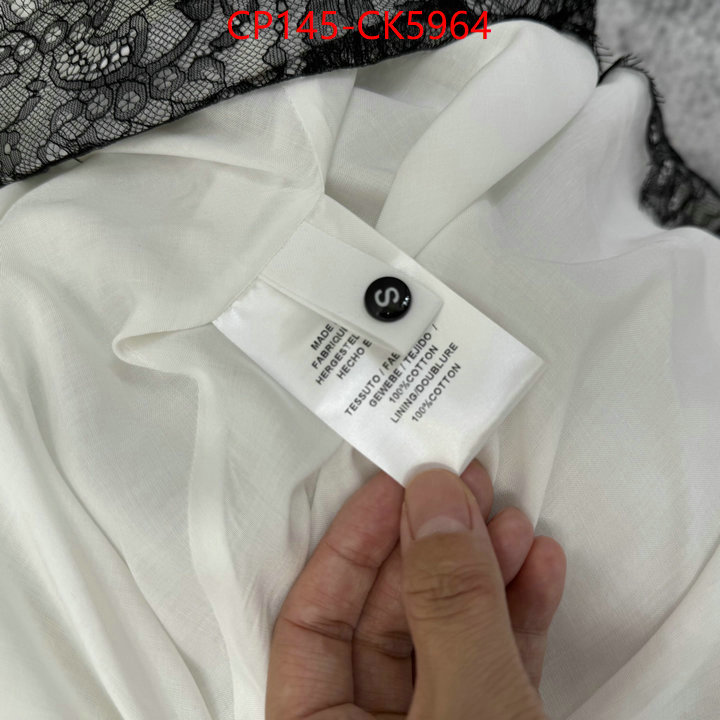 Clothing-Valentino highest quality replica ID: CK5964 $: 145USD