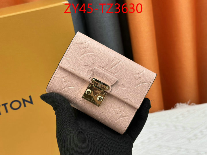 LV Bags(4A)-Wallet where to buy replicas ID: TZ3630 $: 45USD,