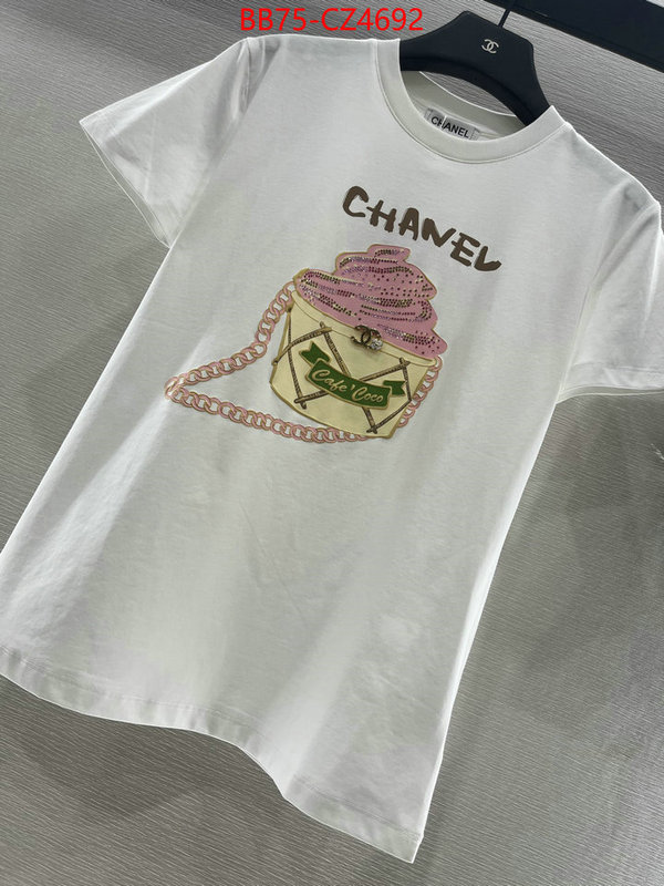 Clothing-Chanel fashion designer ID: CZ4692 $: 75USD
