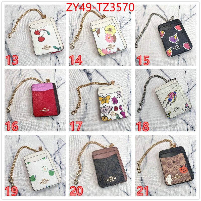 Coach Bags(4A)-Wallet perfect ID: TZ3570 $: 49USD,