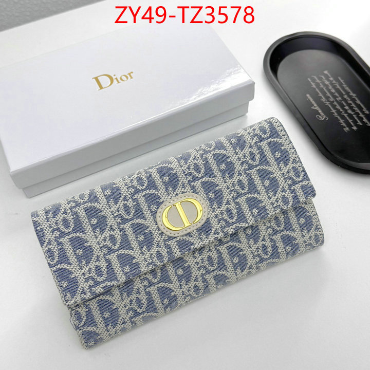 Dior Bags(4A)-Wallet- the best quality replica ID: TZ3578 $: 49USD,
