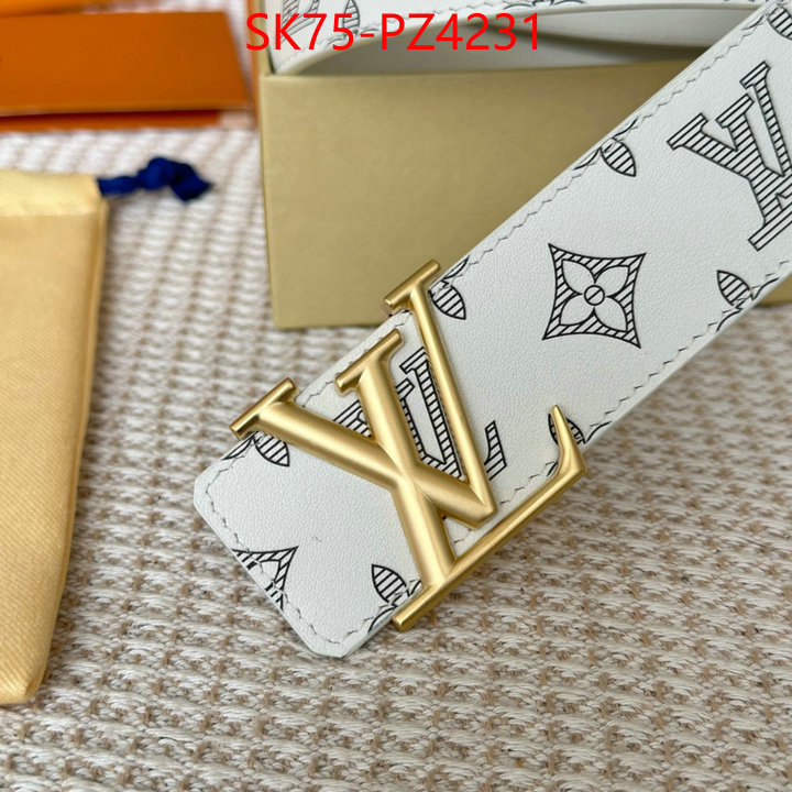 Belts-LV top quality fake ID: PZ4231 $: 75USD