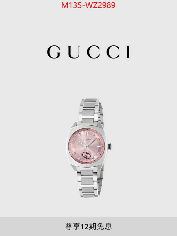 Watch(4A)-Gucci only sell high-quality ID: WZ2989 $: 135USD