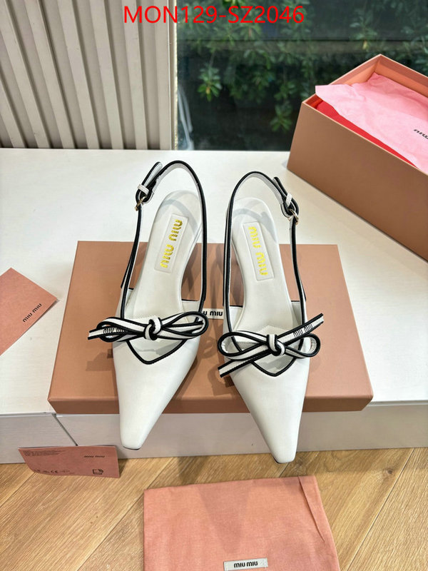 Women Shoes-Miu Miu 1:1 replica ID: SZ2046 $: 129USD