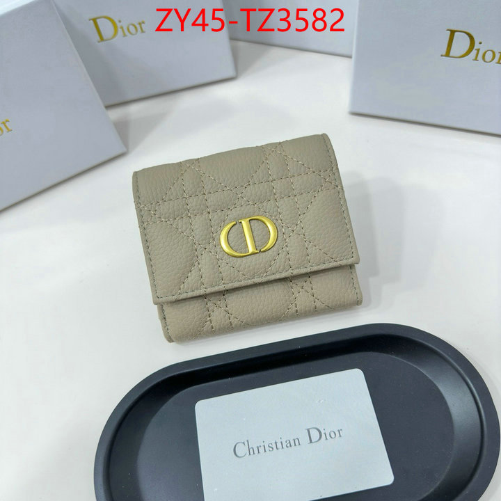 Dior Bags(4A)-Wallet- aaaaa class replica ID: TZ3582 $: 45USD,