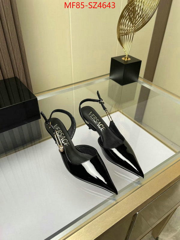 Women Shoes-Versace fake high quality ID: SZ4643 $: 85USD