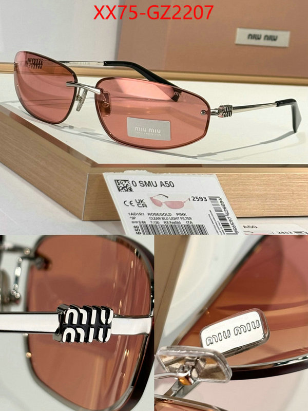 Glasses-Miu Miu what 1:1 replica ID: GZ2207 $: 75USD