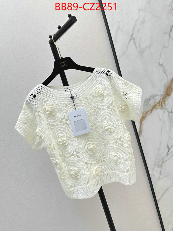 Clothing-Chanel replcia cheap ID: CZ2251 $: 89USD