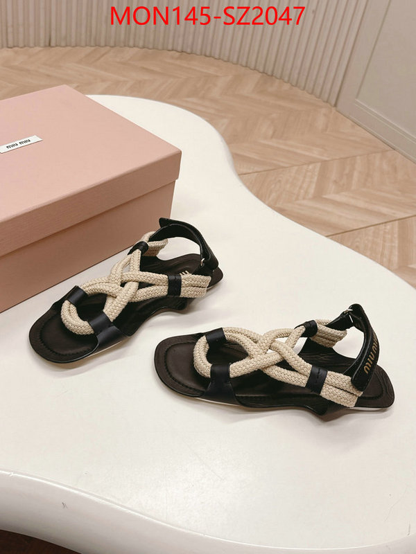 Women Shoes-Miu Miu where can you buy replica ID: SZ2047 $: 145USD