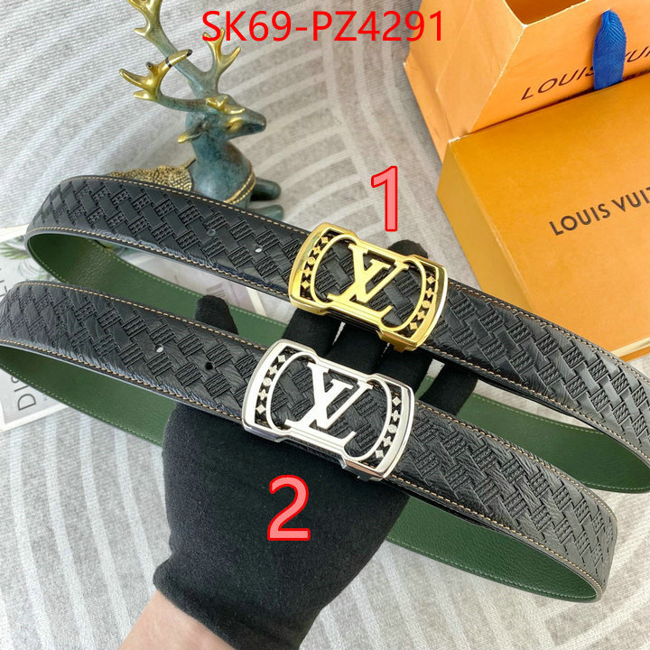 Belts-LV luxury fashion replica designers ID: PZ4291 $: 69USD