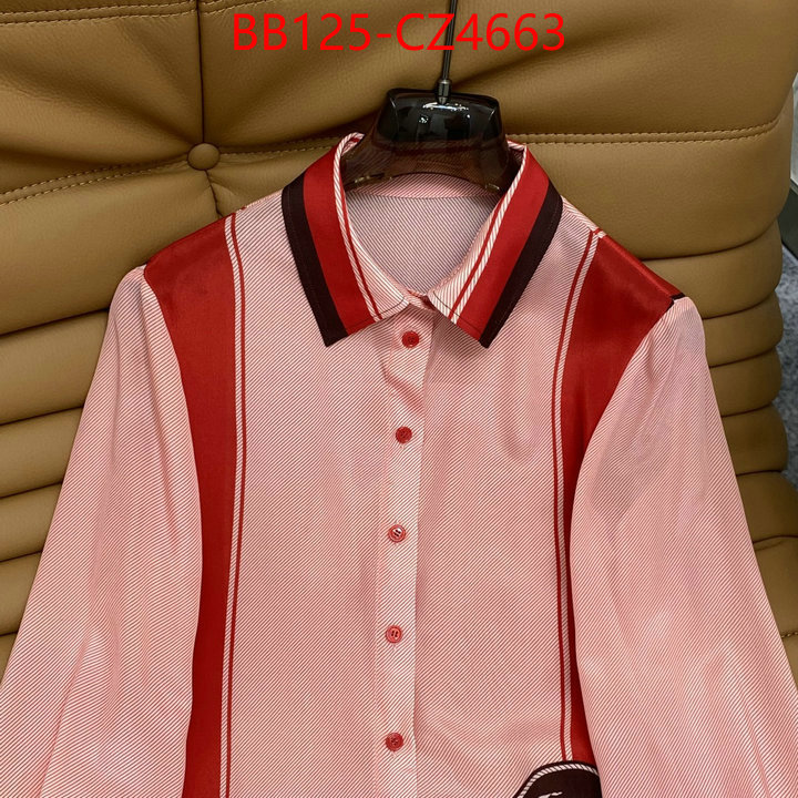 Clothing-Burberry customize best quality replica ID: CZ4663 $: 125USD