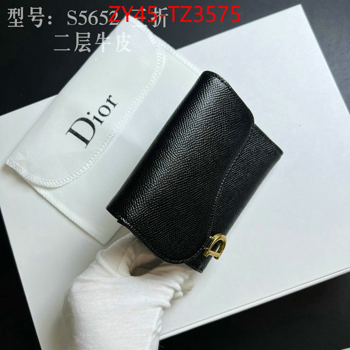 Dior Bags(4A)-Wallet- flawless ID: TZ3575 $: 45USD,