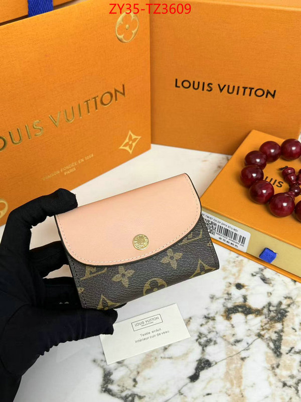 LV Bags(4A)-Wallet where to buy replicas ID: TZ3609 $: 35USD,