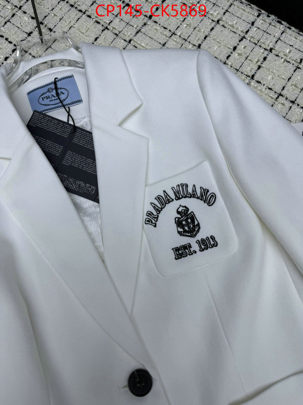 Clothing-Prada only sell high-quality ID: CK5869 $: 145USD