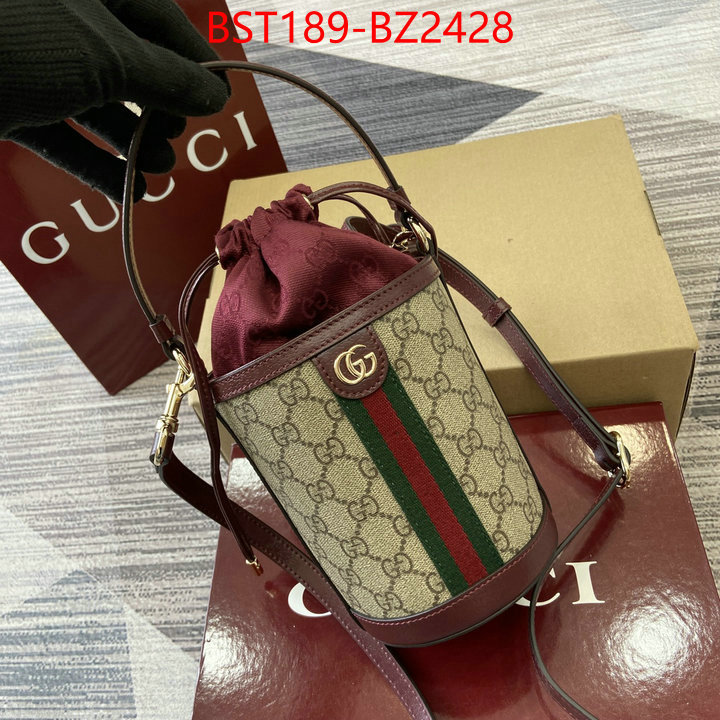 Gucci Bags(TOP)-Bucket bag- the highest quality fake ID: BZ2428 $: 189USD,