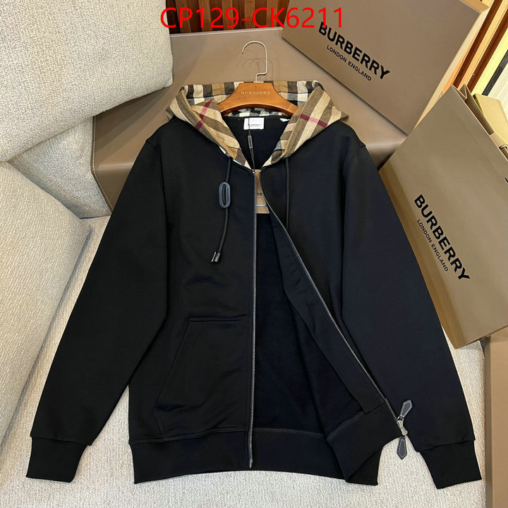Clothing-Burberry buy top high quality replica ID: CK6211 $: 129USD