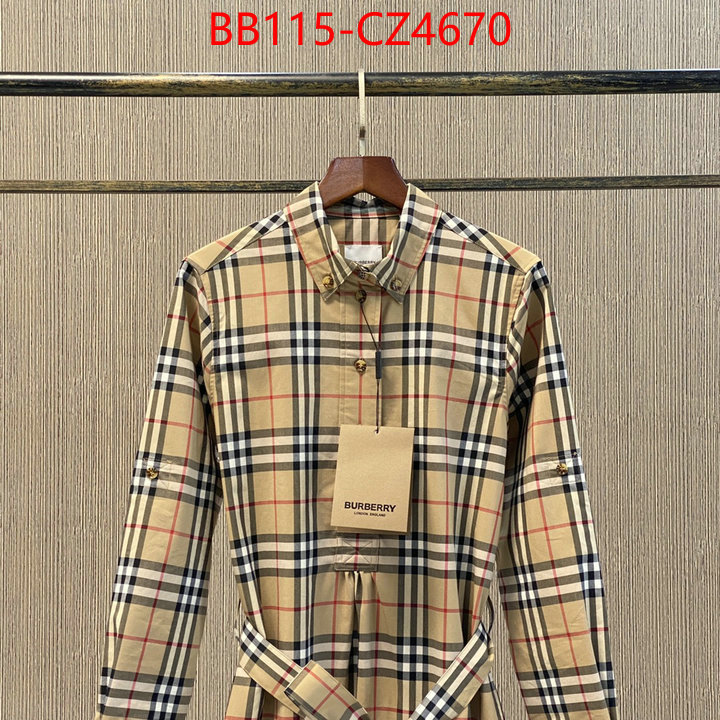 Clothing-Burberry the best quality replica ID: CZ4670 $: 115USD