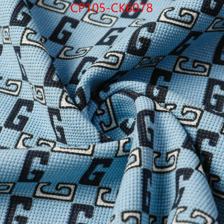 Clothing-Gucci highest quality replica ID: CK6078 $: 105USD