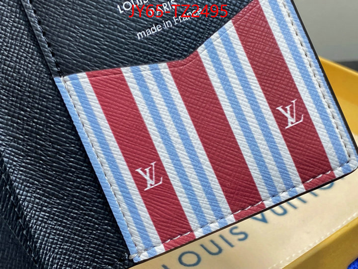 LV Bags(TOP)-Wallet outlet sale store ID: TZ2495 $: 65USD,
