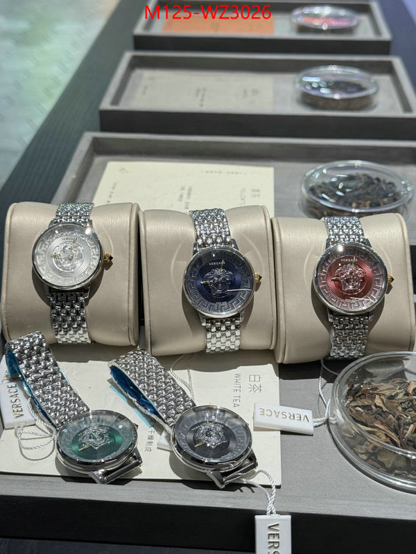 Watch(4A)-Versace knockoff highest quality ID: WZ3026 $: 125USD