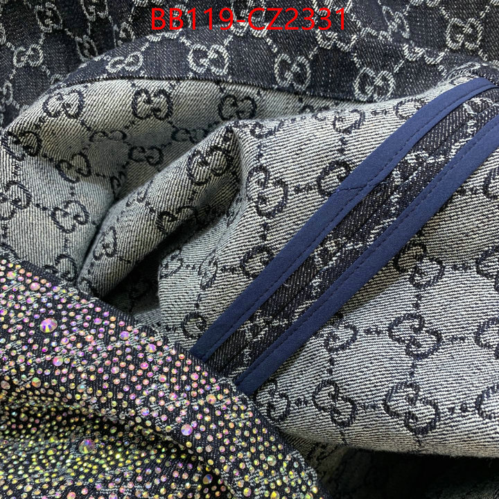 Clothing-Gucci same as original ID: CZ2331 $: 119USD
