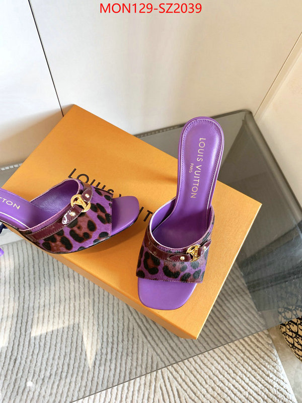 Women Shoes-LV luxury fake ID: SZ2039 $: 129USD