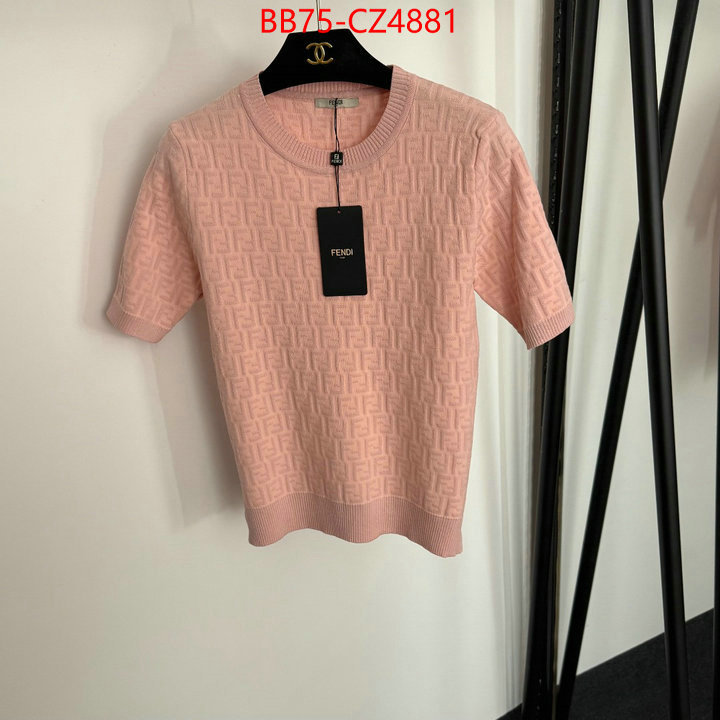 Clothing-Fendi sale ID: CZ4881 $: 75USD