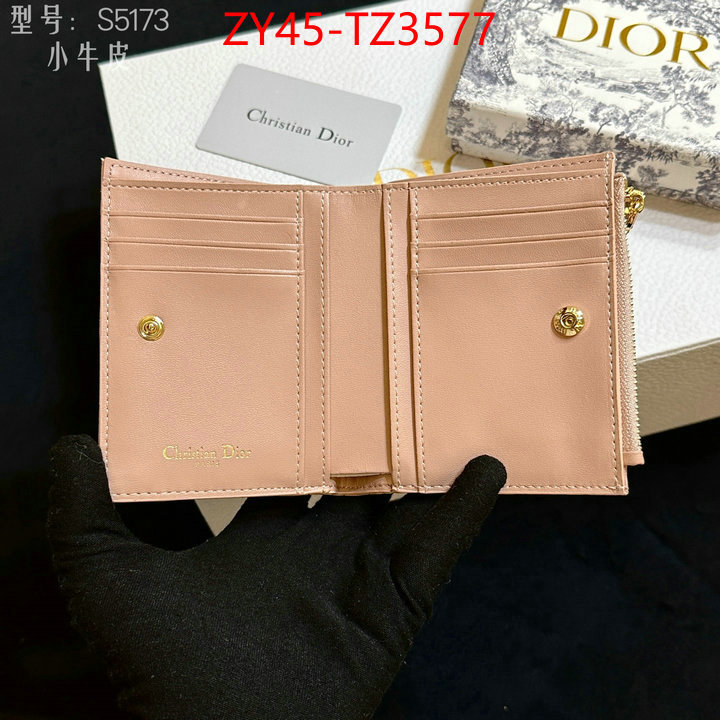 Dior Bags(4A)-Wallet- the highest quality fake ID: TZ3577 $: 45USD,