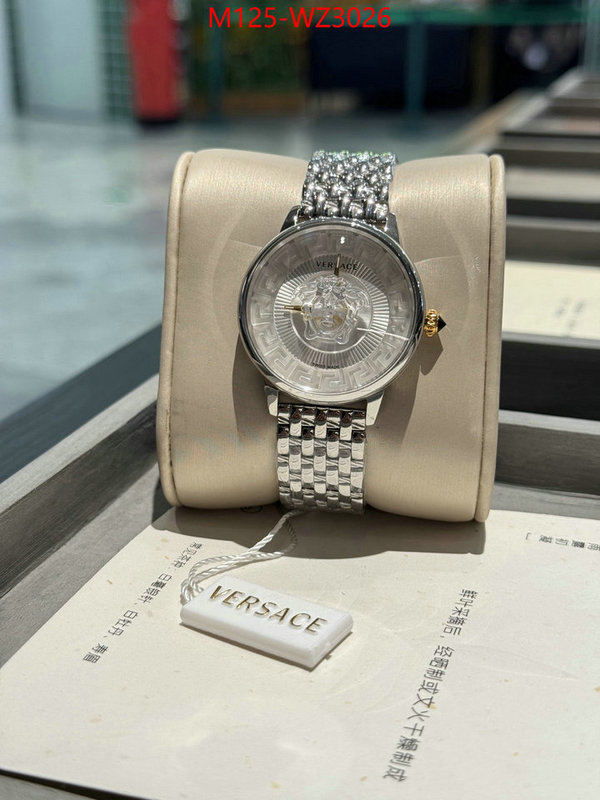 Watch(4A)-Versace knockoff highest quality ID: WZ3026 $: 125USD
