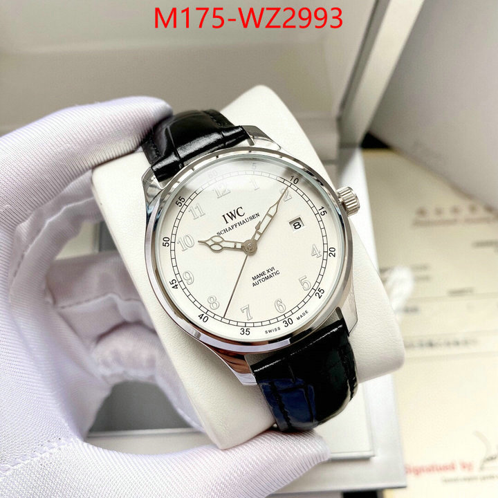 Watch(4A)-IWC best quality fake ID: WZ2993 $: 175USD-shoes yupoo Watch(4A)-IWC best quality fake ID: WZ2993 $: 175USD