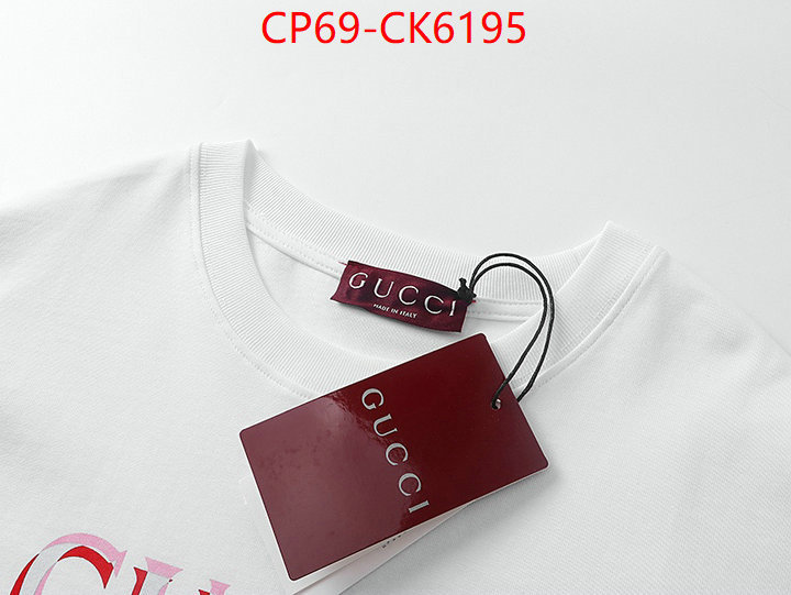 Clothing-Gucci designer fake ID: CK6195 $: 69USD