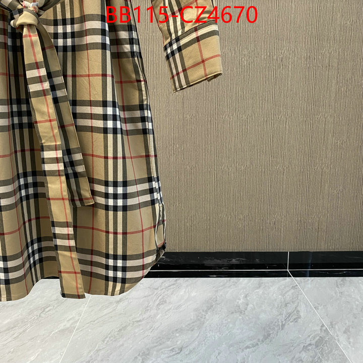 Clothing-Burberry the best quality replica ID: CZ4670 $: 115USD