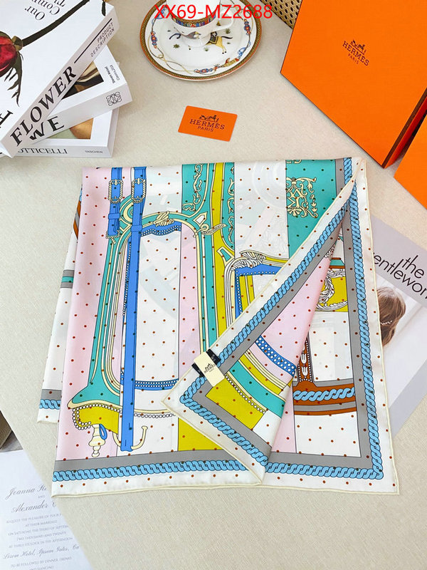 Scarf-Hermes shop cheap high quality 1:1 replica ID: MZ2688 $: 69USD