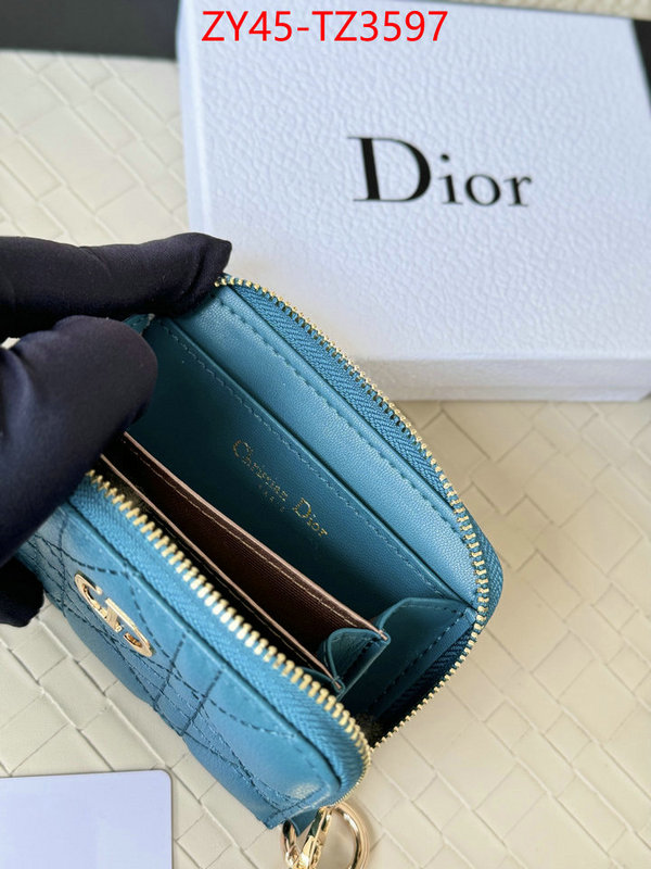 Dior Bags(4A)-Wallet- new designer replica ID: TZ3597 $: 45USD,