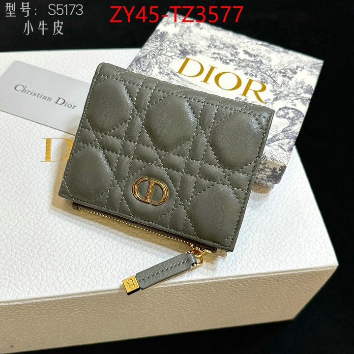 Dior Bags(4A)-Wallet- the highest quality fake ID: TZ3577 $: 45USD,