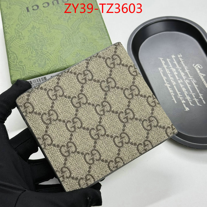 Gucci Bags(4A)-Wallet- 2024 replica wholesale cheap sales online ID: TZ3603 $: 39USD,