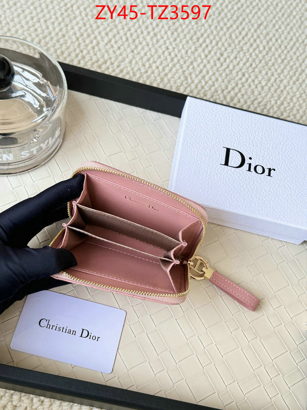 Dior Bags(4A)-Wallet- new designer replica ID: TZ3597 $: 45USD,