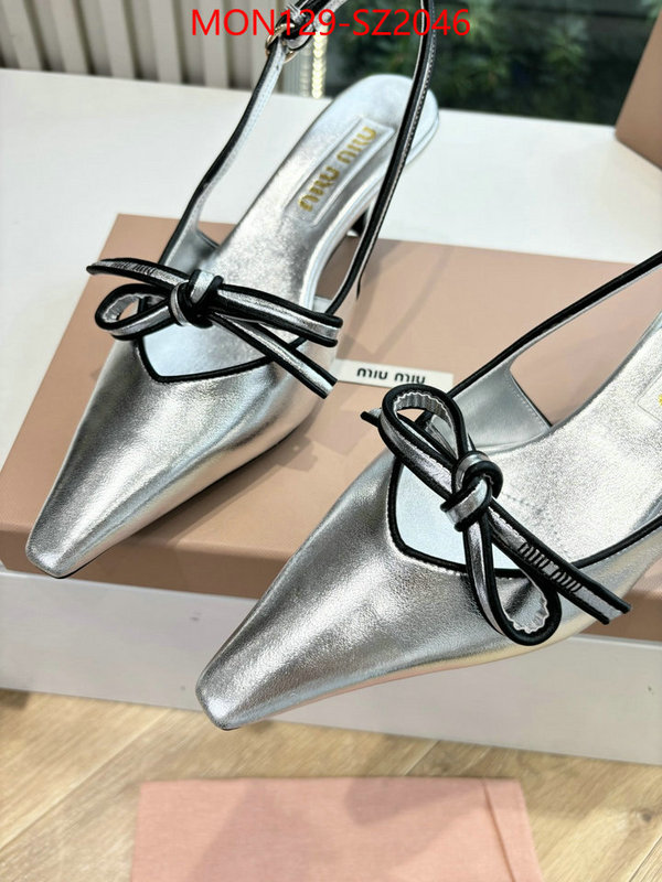 Women Shoes-Miu Miu 1:1 replica ID: SZ2046 $: 129USD