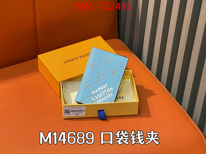 LV Bags(TOP)-Wallet outlet sale store ID: TZ2495 $: 65USD,