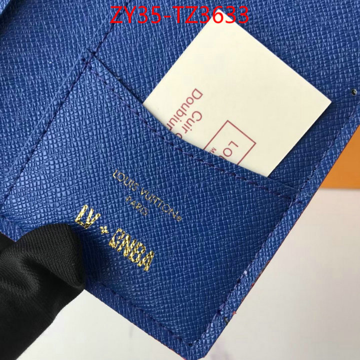 LV Bags(4A)-Wallet fake high quality ID: TZ3633 $: 35USD,