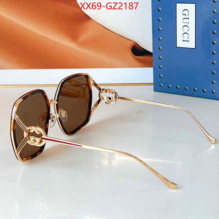 Glasses-Gucci shop the best high quality ID: GZ2187 $: 69USD