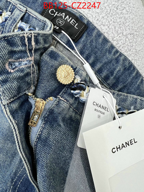 Clothing-Chanel top designer replica ID: CZ2247 $: 125USD