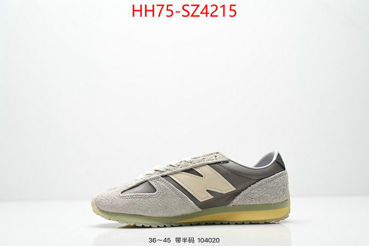 Men Shoes-New Balance where can you buy replica ID: SZ4215 $: 75USD