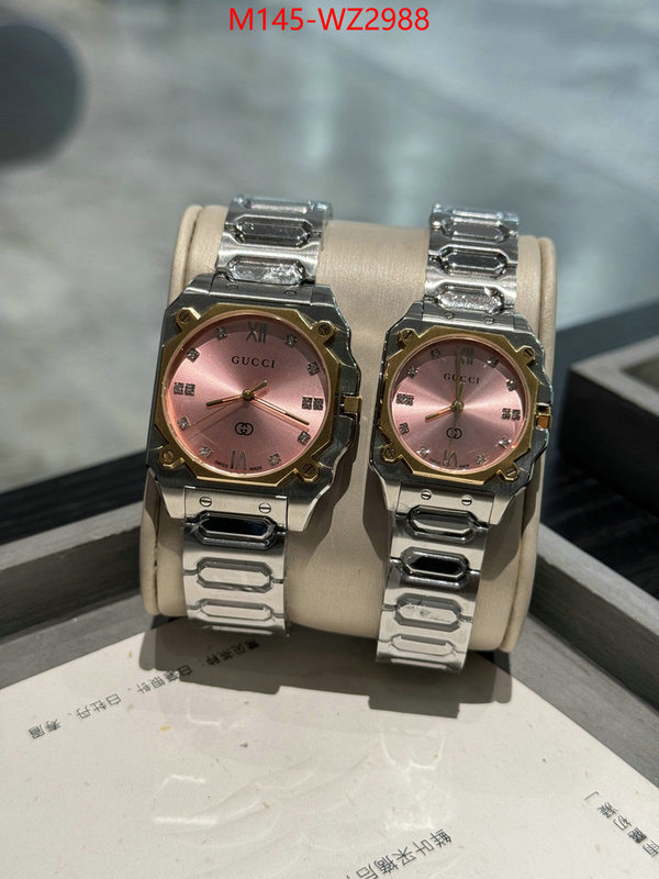 Watch(4A)-Gucci aaaaa+ quality replica ID: WZ2988 $: 145USD