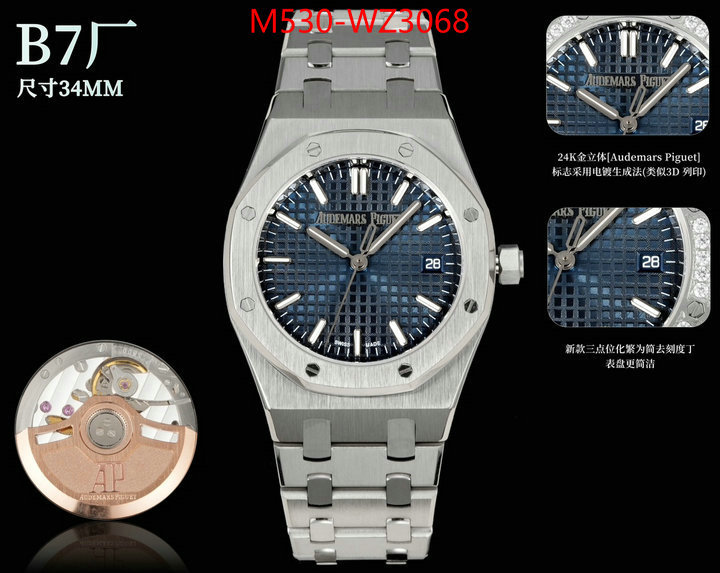 Watch(TOP)-Audemars Piguet luxury cheap replica ID: WZ3068 $: 530USD-shoes yupoo Watch(TOP)-Audemars Piguet luxury cheap replica ID: WZ3068 $: 530USD